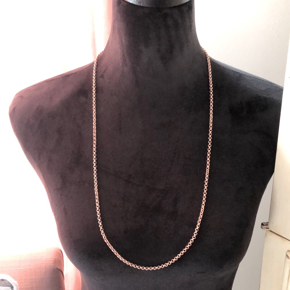 💐Rose gold necklace/statement piece